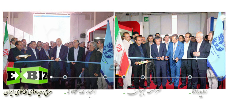 افتتاح دو نمایشگاه آسانسور و سنگ های تزئینی در نمایشگاه بین المللی تهران